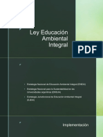 Ley Educación Ambiental