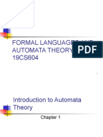 Formal Languages and Automata Theory-19CS604