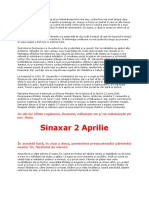 Sinaxar 2 Aprilie: Cu Ale Lor Sfinte Rugăciuni, Doamne, Miluieşte-Ne Şi Ne Mântuieşte Pe Noi. Amin