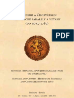 Slovakia and Croatia: Historical Parallels and Connections (Until 1780)