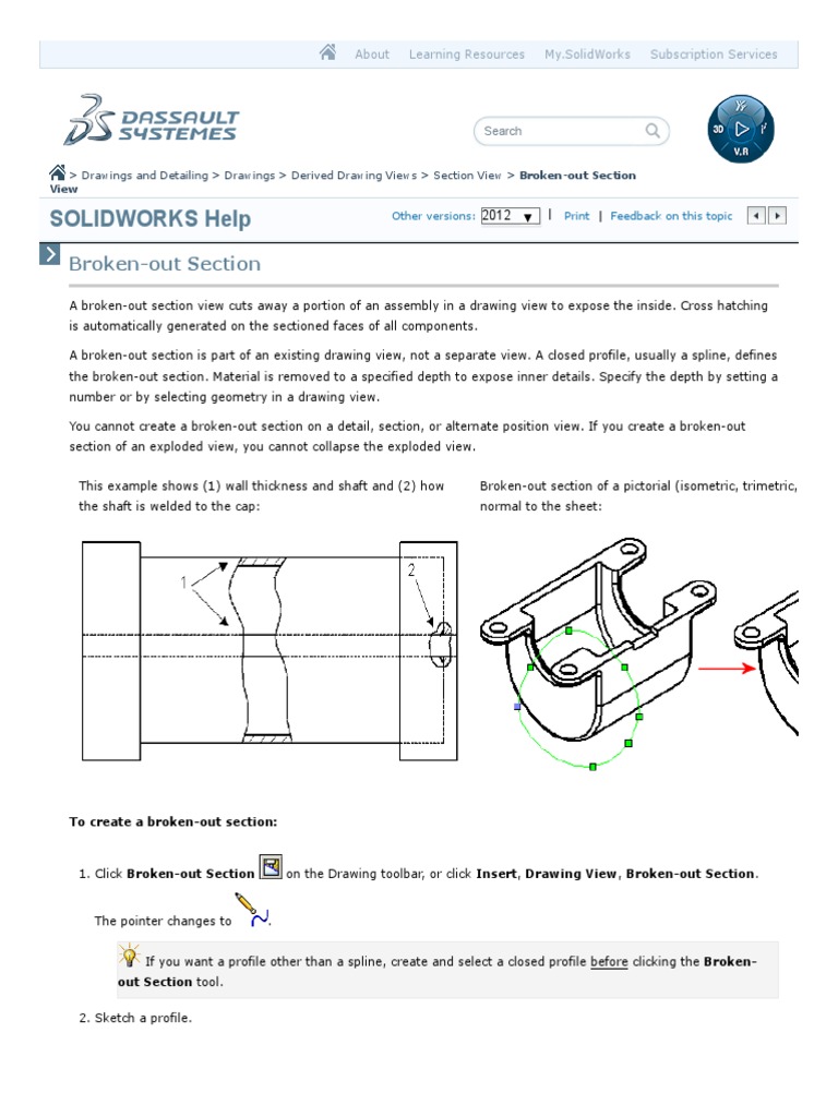 Broken Out Section Pdf