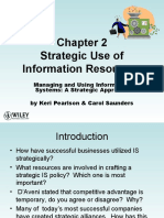 Strategic Use of Information Resources