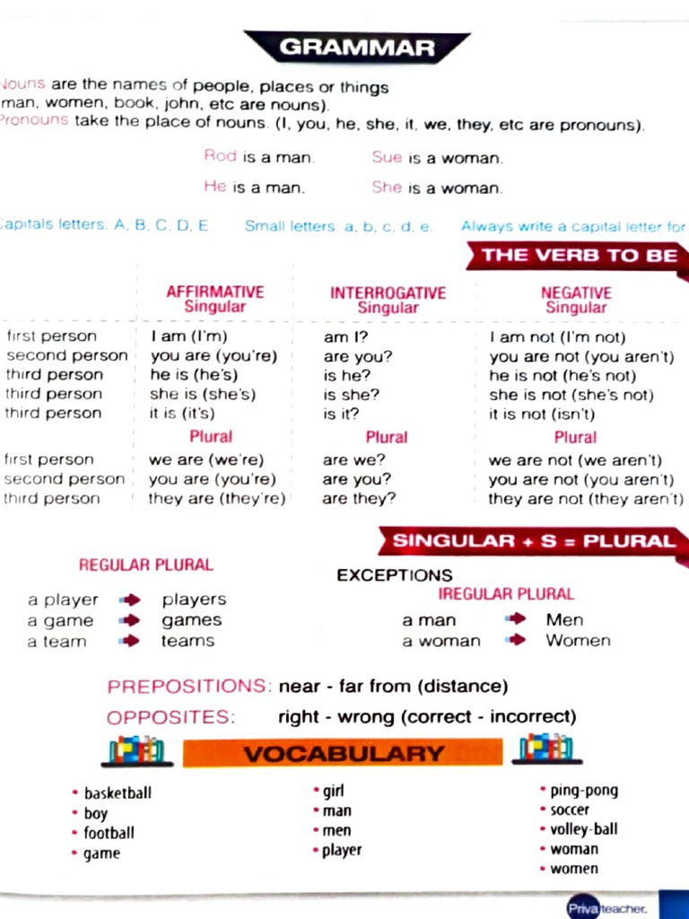 Verbo To Be | PDF | Plural | Grammatical Number