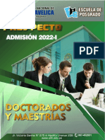 Prospecto de Admisión EPG-UNH 2022-1