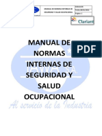 Manual de Normas Internas - Tawa S.A 2021