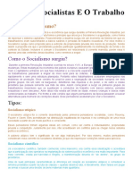 Regimes Socialistas e o Trabalho: Uma Análise Histórica