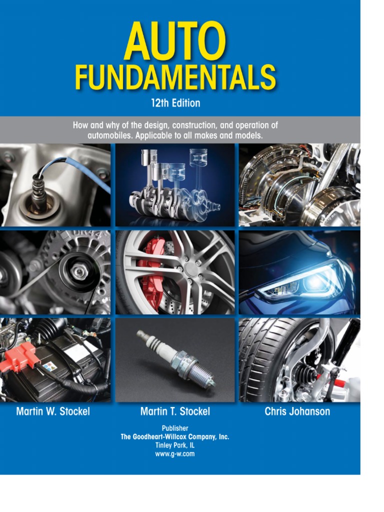 Printable Auto Fundamentals, 12th Edition Page I PDF