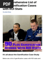 A Comprehensive List of 90+ Gamification Cases With ROI Stats