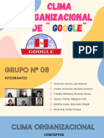 Clima Organizacional Google - Grupo 6