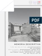 Equipo 5 - Memoria Descriptiva