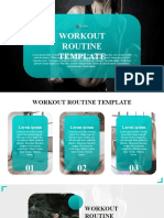 Workout Routine Template-Creative