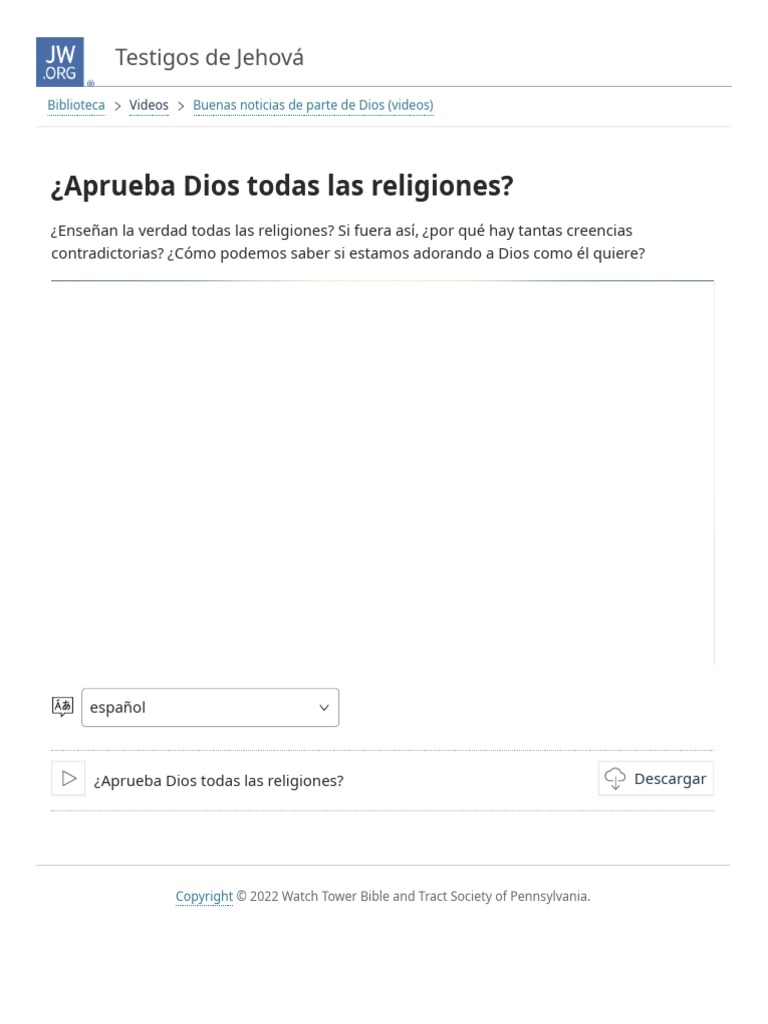¿Aprueba Dios Todas Las Religiones - ¿Qué Dice La Biblia - (Mateo 7 ...