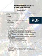 Convocatoria de Ciclismo de Montaña