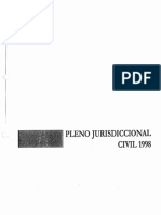Pleno Jurisdiccional Civil 1998