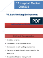Safe Working Environment
