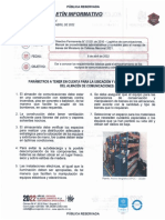 Boletin Informativo 014-Almacenamiento de Equipos de Comunicaciones