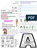 Ficha 3. Miér 27 de Abril. Com. Escriben Nombres Que Inicien Con La Vocal A