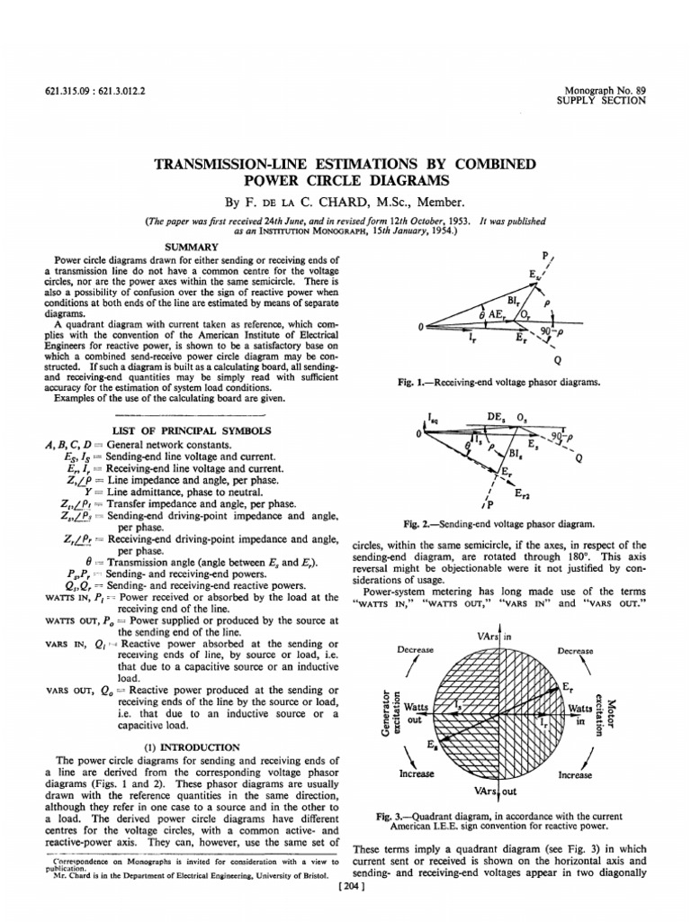 Power Circle Diagram Ac Power Electric Power