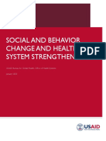 Social and Behavior Change and Health System Strengthening