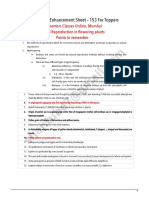 Performance Enhancement Sheet - 153 For Toppers