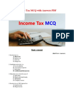 Income Tax MCQ With Answers PDF