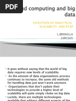 Evolution of Analtical Scalability