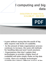 Evolution of Analtical Scalability