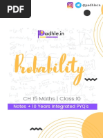 Probability Notes + PYQs