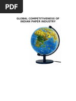 Global Competitiveness of Indian Paper Industry