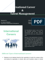 International Career & Talent Management