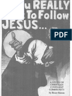 If You REALLY Want To Follow JESUS by Bruce Barron C. 1981