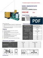 Diesel Generator Sets: Output Ratings