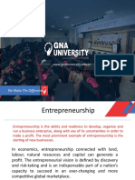 Entrepneurship