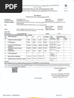 Test Results For Reinforcement Steel - 16 MM:: Constrologix Engineering & Research Services