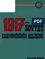 Maurice Dobb - Sovyet Ekonomisinin Gelişimi - 1. Basım, 1968