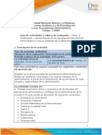 Clasificación y caracterización de las escuelas del pensamiento administrativo