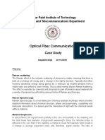 Optical Fiber Communication: Sardar Patel Institute of Technology Electronics and Telecommunications Department