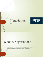 What Is Negotiation