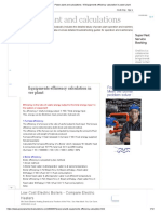 Power Plant and Calculations - 15-Equipments Efficiency Calculation in Power Plant