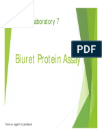 Biuret Protein Assay Lab Powerpoint.