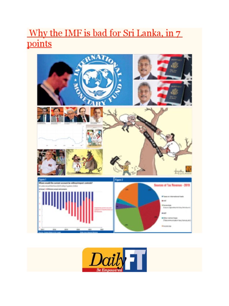 Why The IMF Is Bad For Sri Lanka PDF Taxes Austerity