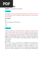 Understanding Register in Academic Writing | PDF | Speech | English ...
