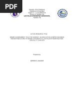 Gerardo Laguador-Complete Action Research of Action Research On Grade 8 Assessment