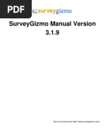 Download Survey Gizmo Manual 319 by jeanr1 SN57227544 doc pdf