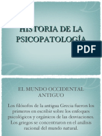 Historia de La Psicopatologia 19 de Sep 20