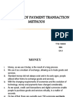 Evolution of Payment Transaction Methods