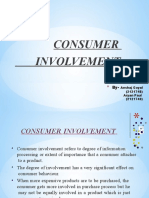 Consumer Involvement: Anshaj Goyal (2121748) Aryan Paul (2121743)