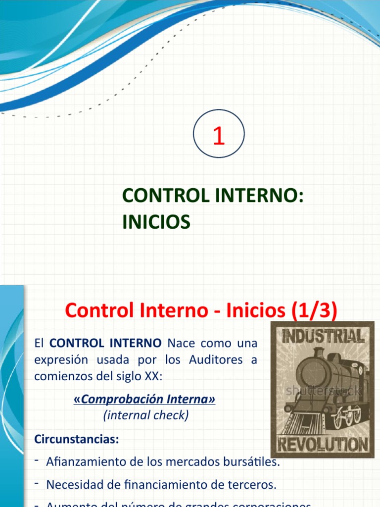 Historia y Evolución del Control Interno | PDF | Auditoría | Contabilidad