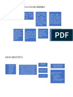 Juicio Ejecutivo y Juicio en La Via de Apremio