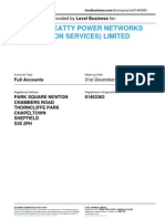 BALFOUR BEATTY POWER NETWORKS (DISTRIBUTION SERVICES) LIMITED - Company Accounts From Level Business